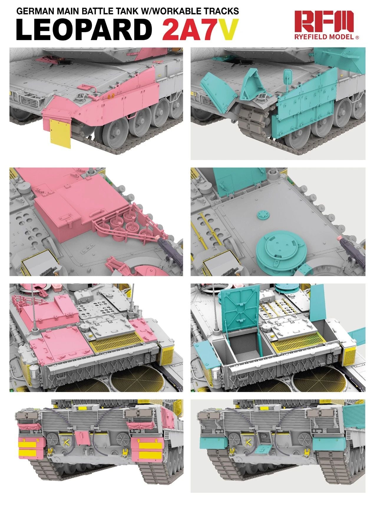 RFM: 1/35 German Main Battle Tank Leopard 2A7V