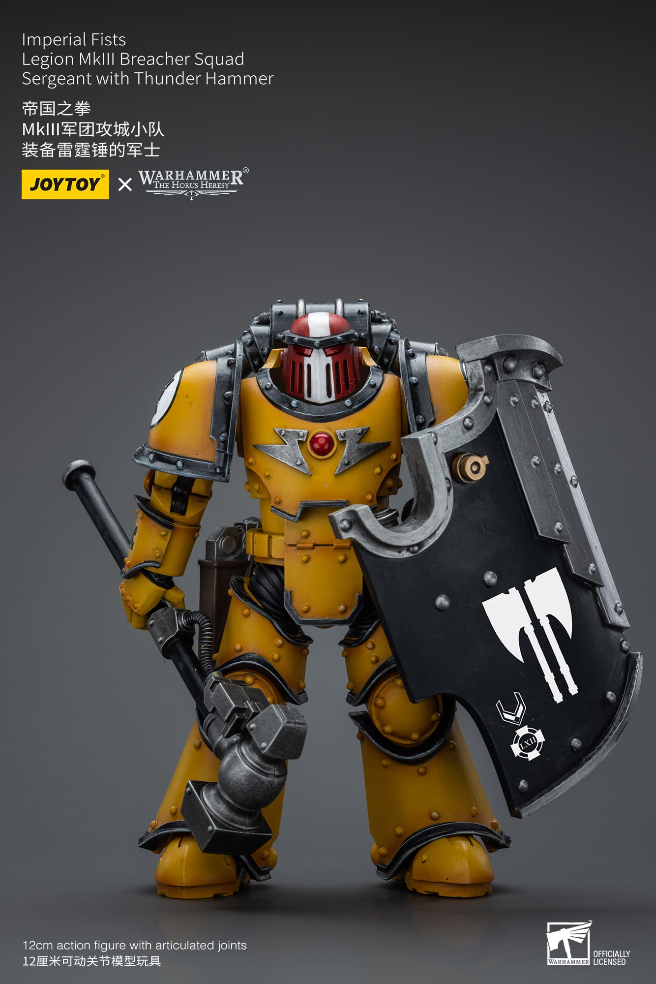 Joytoy: Imperial Fists Legion MKIII Breacher Squad Sergeant with Thunder Hammer