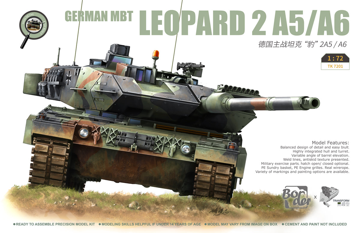 Border Model: 1/72 Leopard 2 A5/A6 Tank