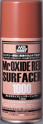 B525: Mr Surfacer Spray 1000 Oxide Red