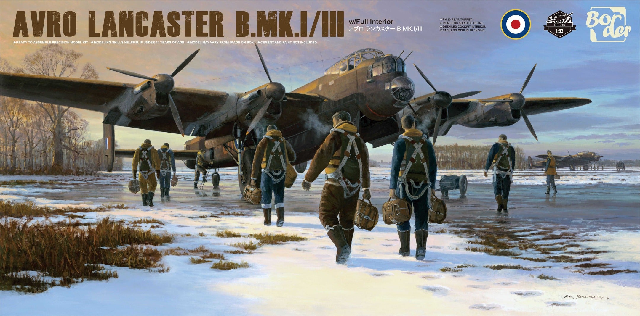 Border Model: 1/32 Avro Lancaster B.MK.I/III with Full Interior