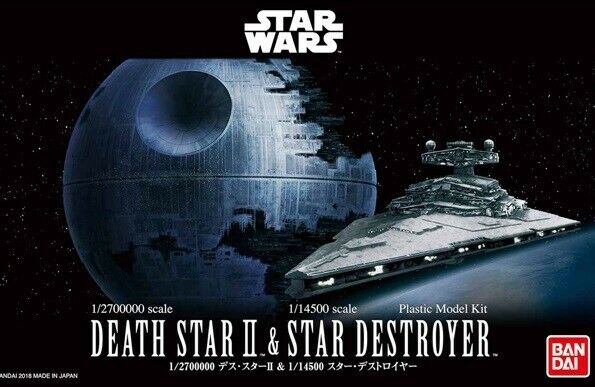 Star Wars: 1/2700000 Death Star II & 1/14500 Star Destroyer