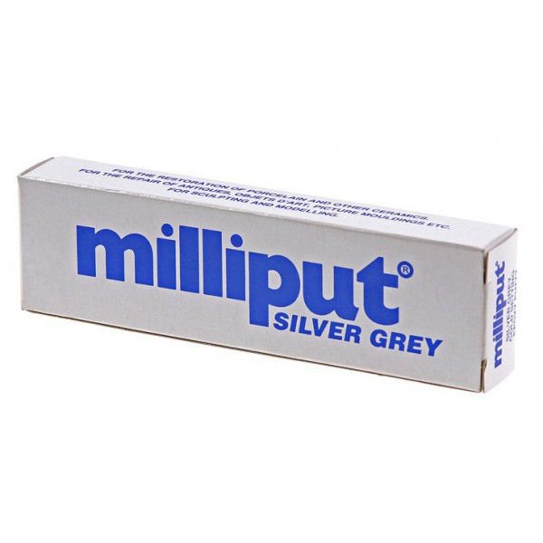 Milliput Silver Grey Epoxy Putty (4oz)