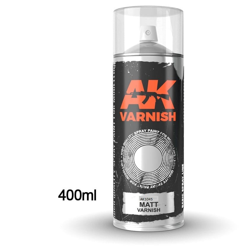 AK1045: Matt Varnish Spray (400mL)