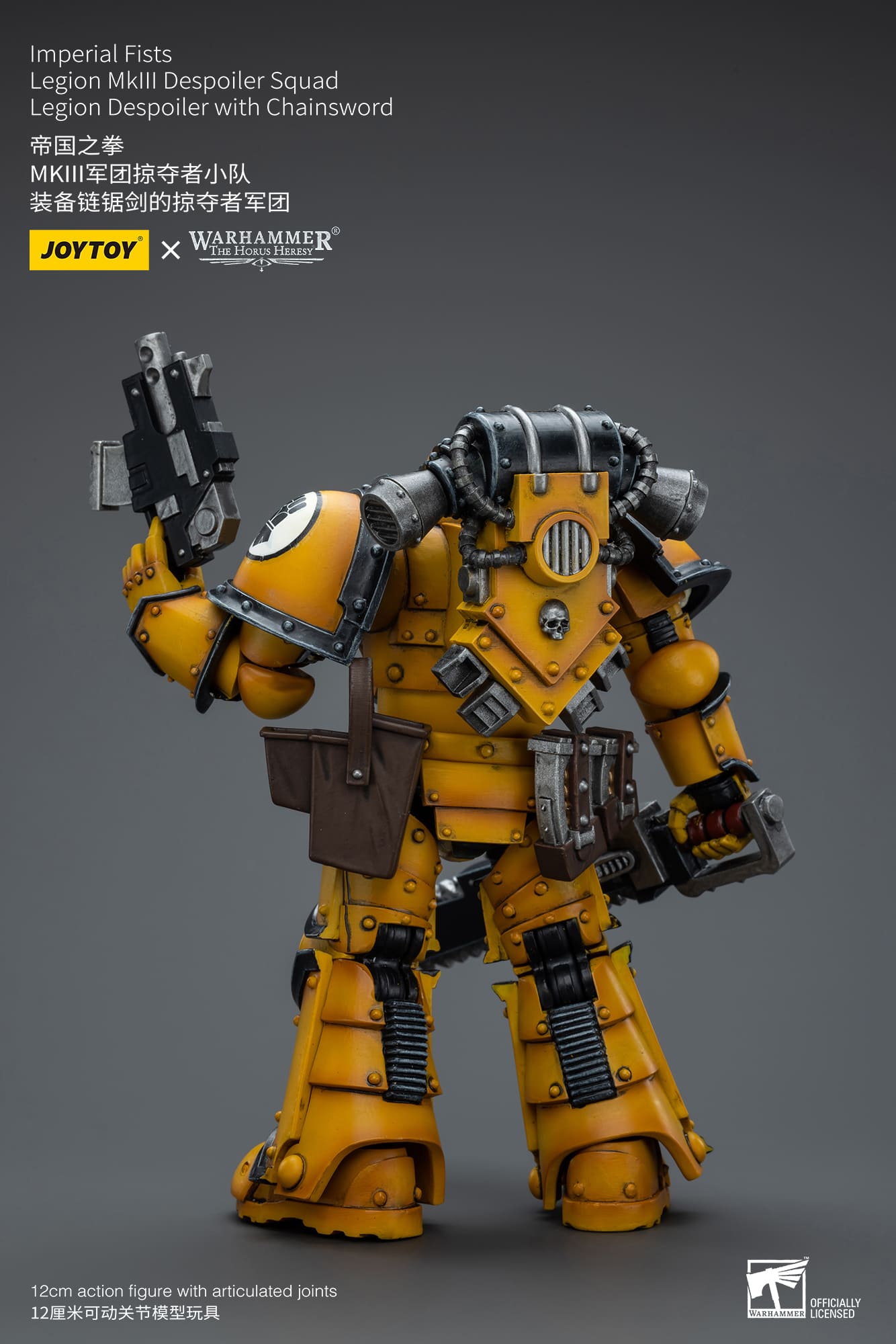 Joytoy: Imperial Fists Legion MKIII Despoiler Squad Legion Despoiler with Chainsword