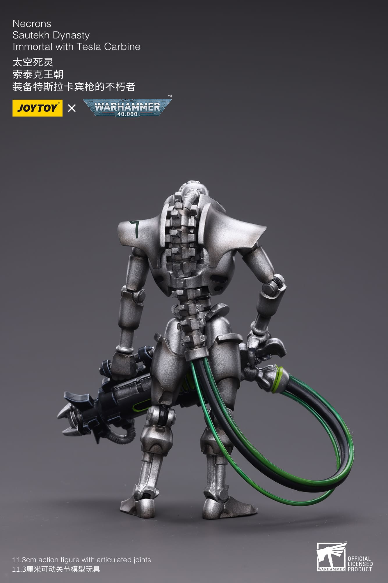 Joytoy: Necrons Sautekh Dynasty Immortal with Tesla Carbine