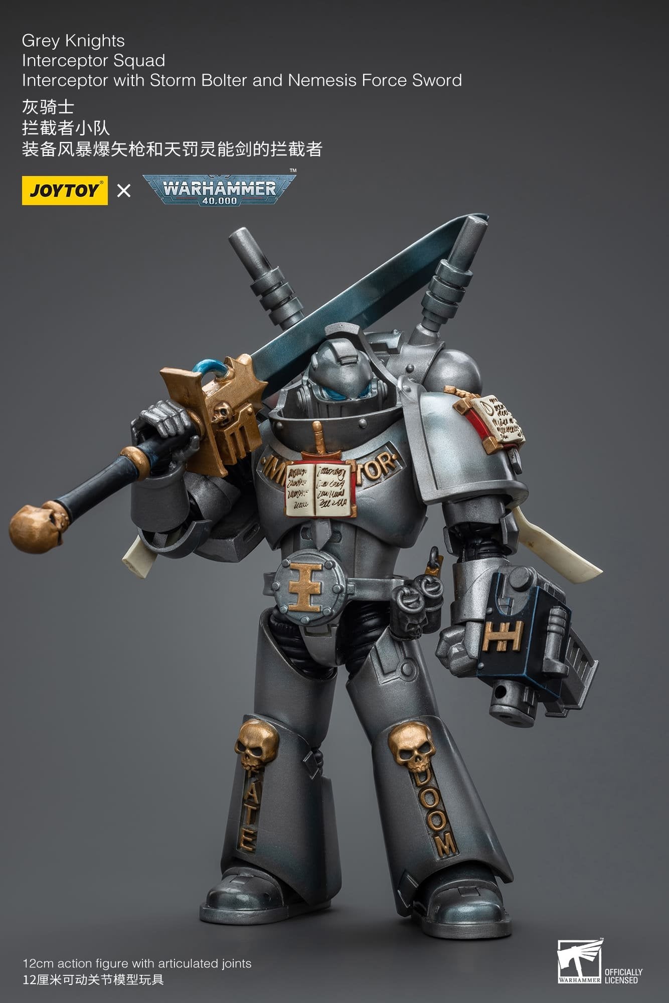 Joytoy: Grey Knights Interceptor Squad Interceptor with Storm Bolter and Nemesis Force Sword