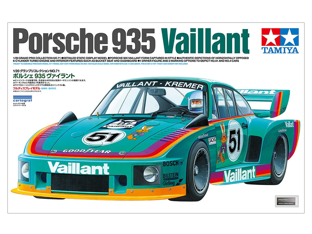 Tamiya: 1/20 Porsche 935 Vaillant