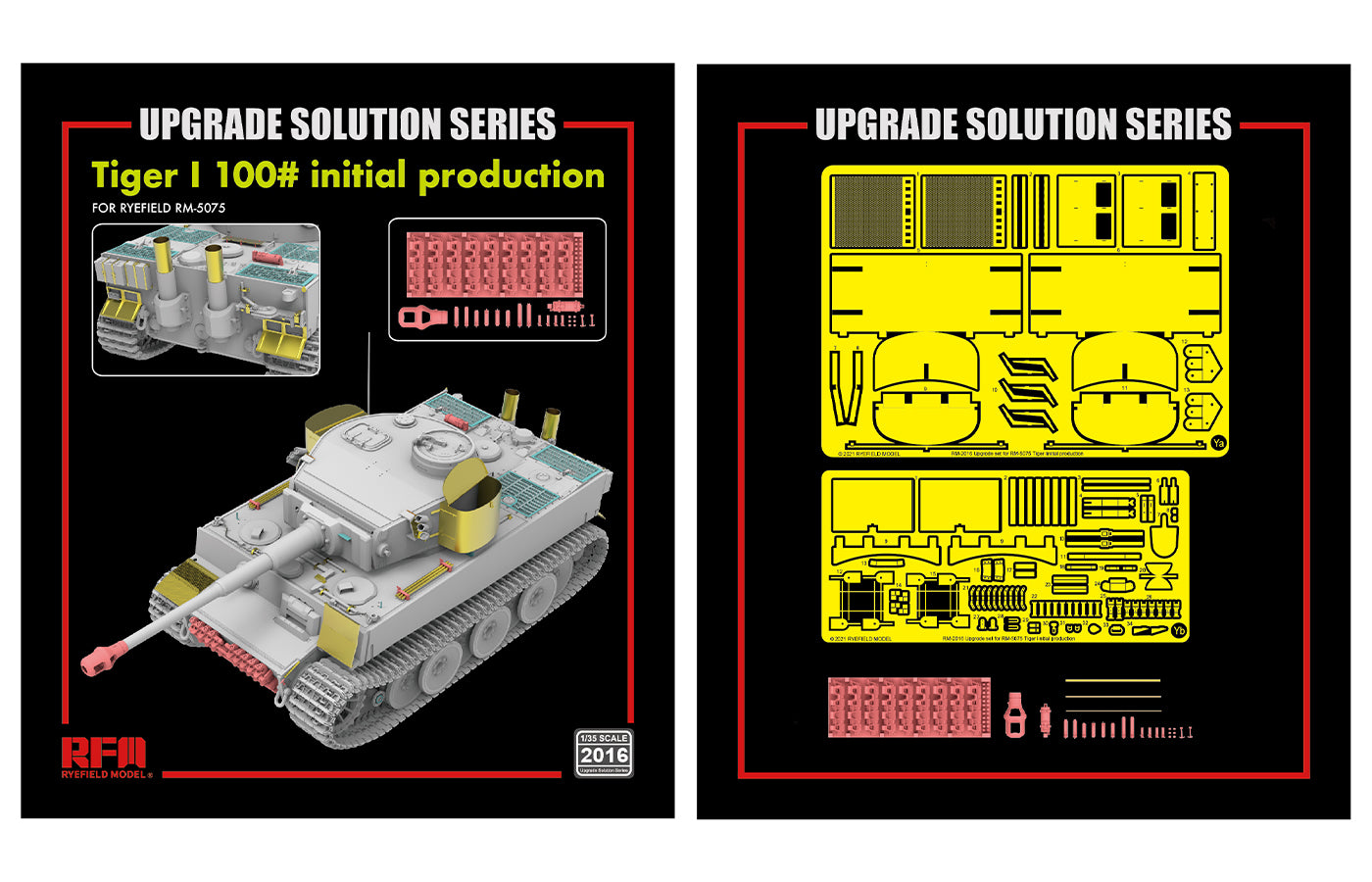 RFM: 1/35 Tiger I 100# Initial Production Upgrade Set