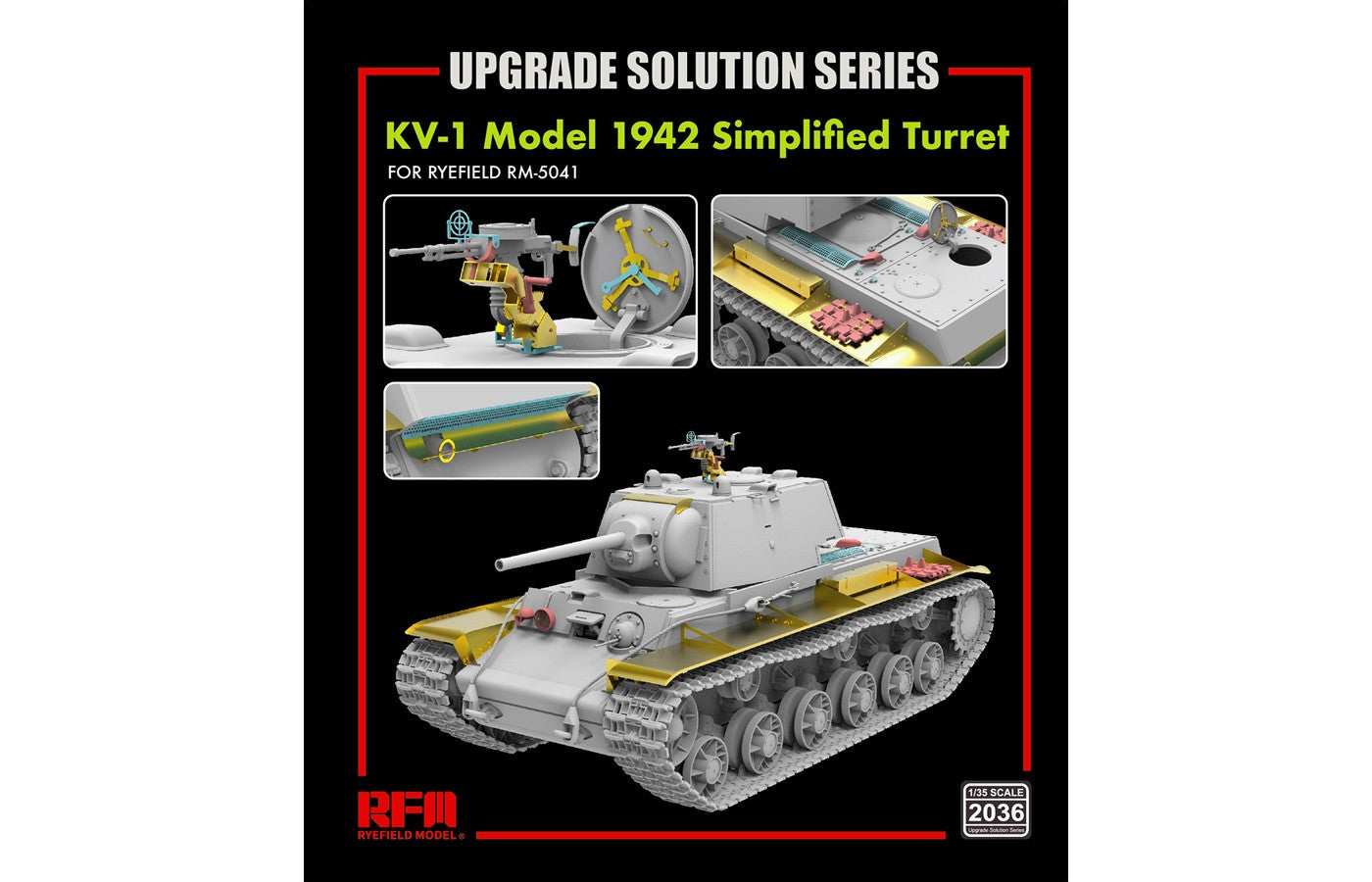 RFM: 1/35 KV-1 Model 1942 Simplified Turret UPGRADE SOLUTION