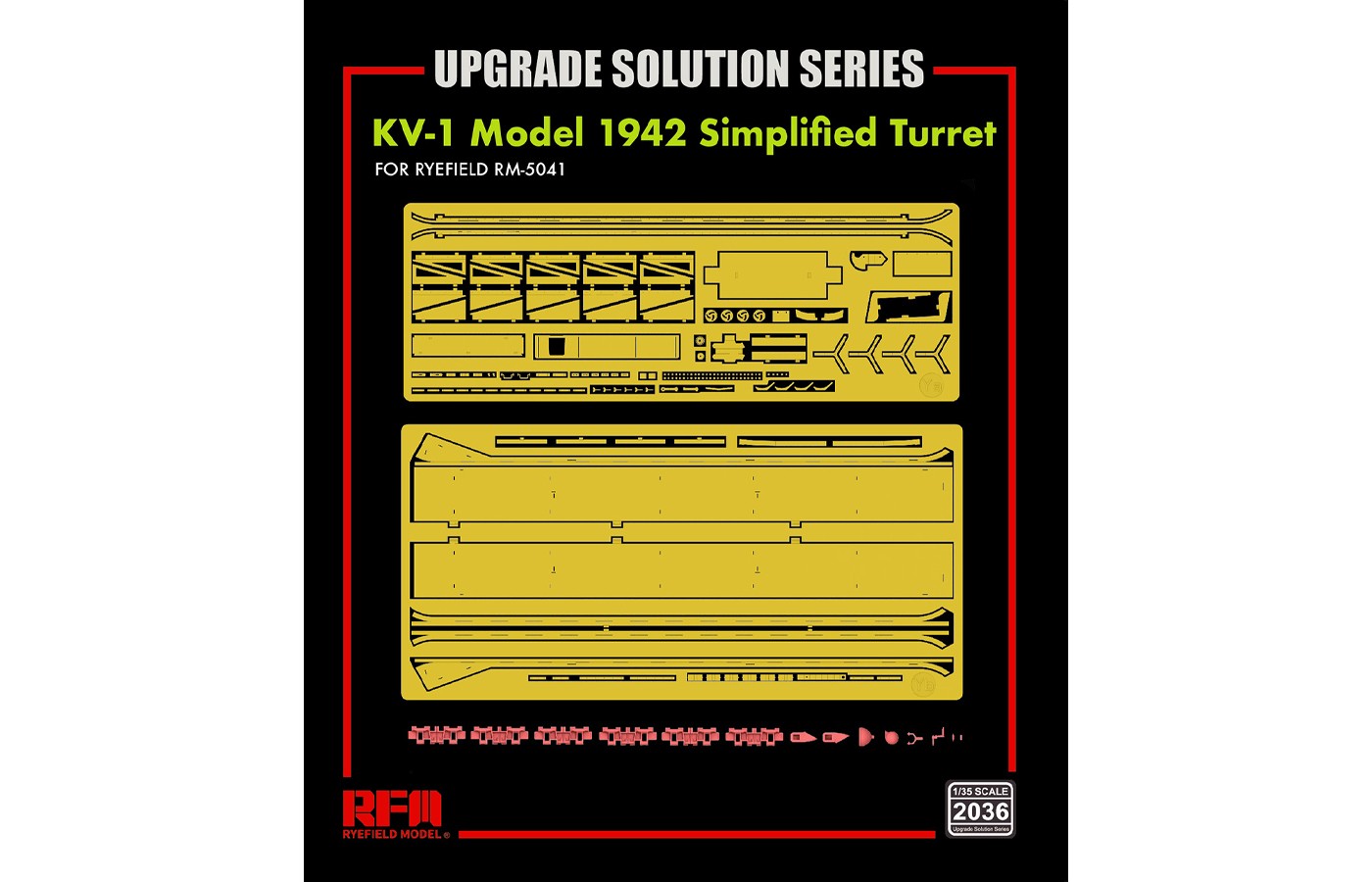 RFM: 1/35 KV-1 Model 1942 Simplified Turret UPGRADE SOLUTION