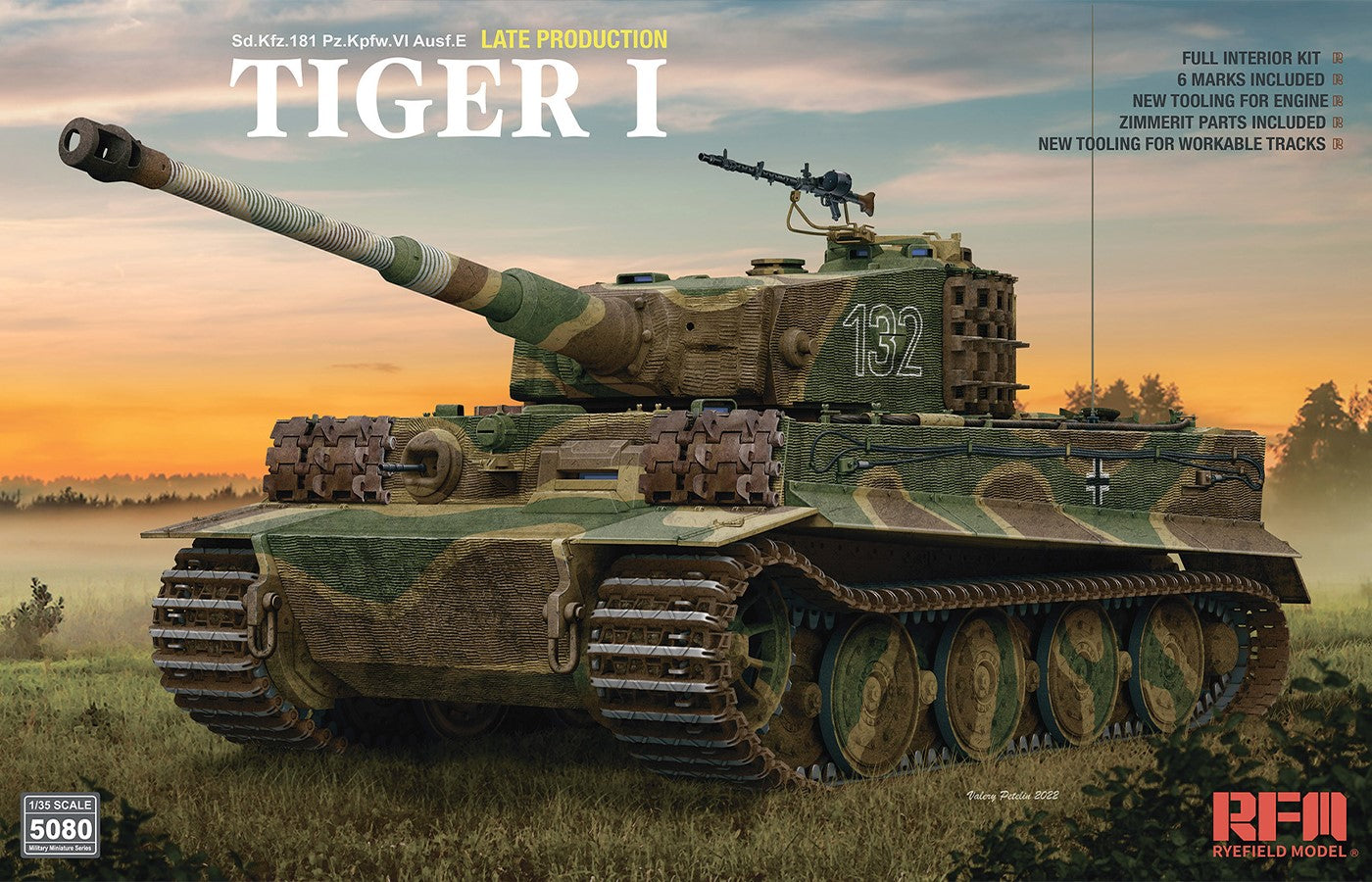 RFM: 1/35 Tiger I Late Production Zimmerit & Full Interior