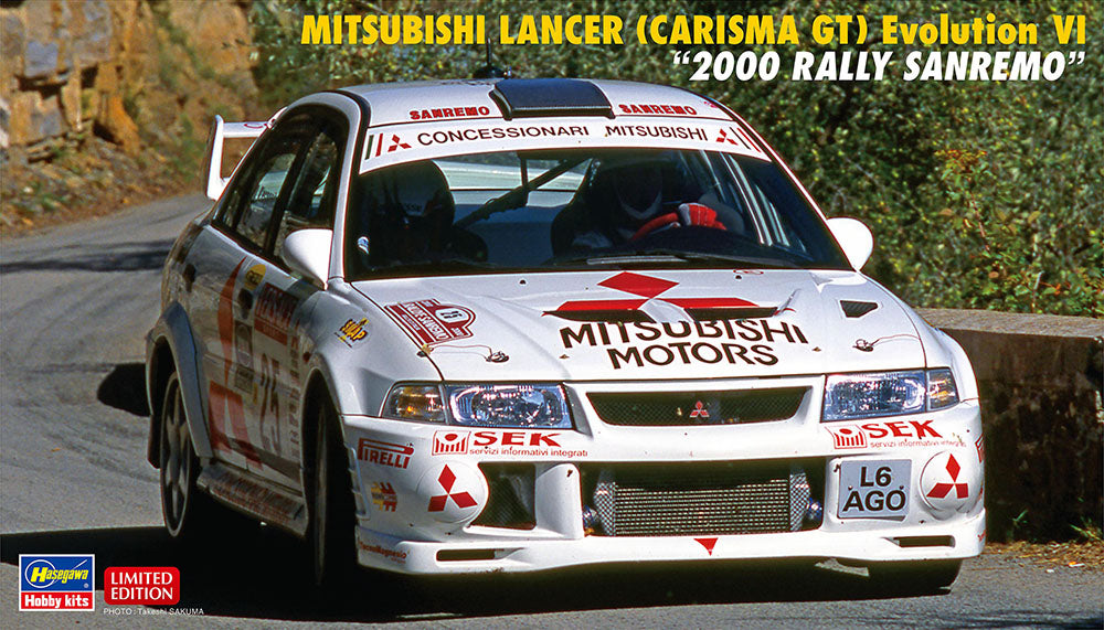 Hasegawa [20712] 1/24 Mitsubishi Lancer (Carisma GT) Evolution VI “2000 Rally Sanremo”
