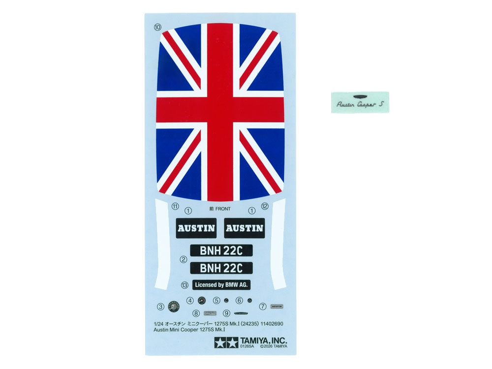 Tamiya: 1/24 Austin Mini Cooper 1275S Mk.1