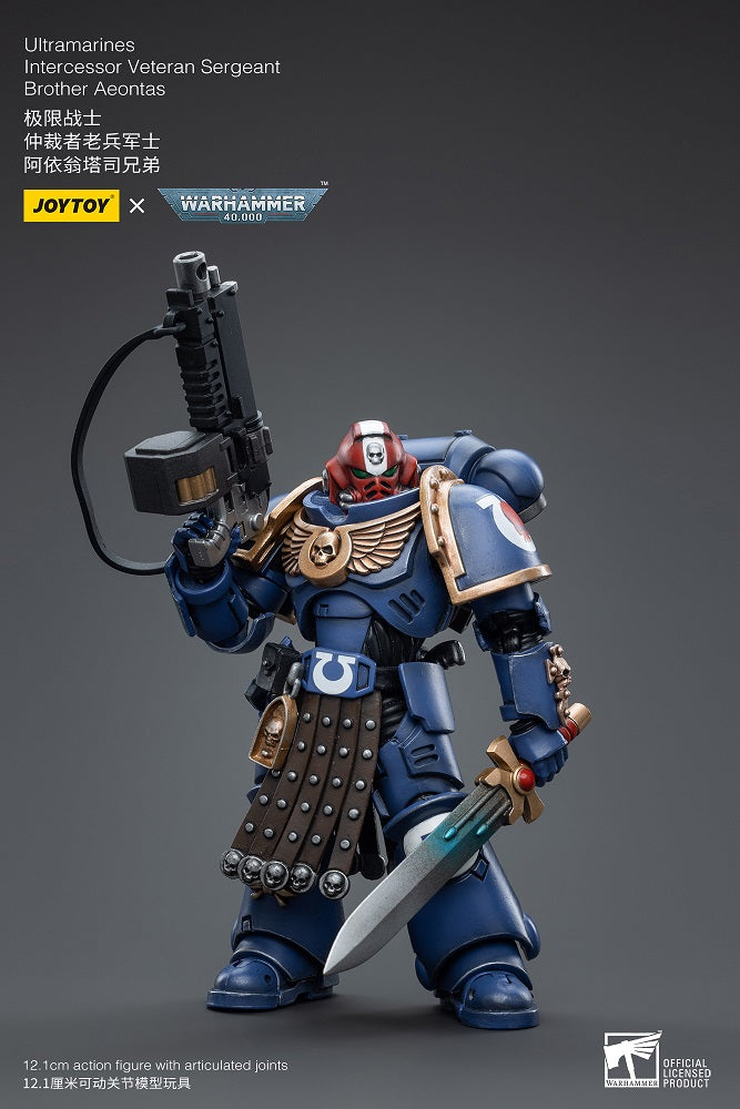 Joytoy: Ultramarines Intercessor Veteran Sergeant Brother Aeontas