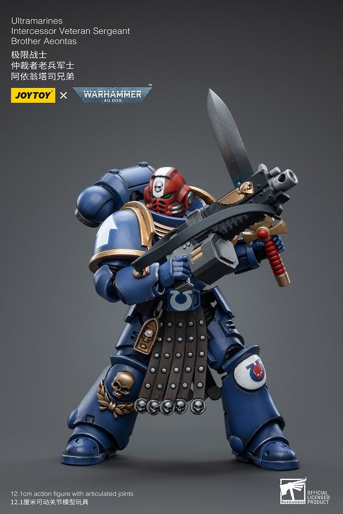 Joytoy: Ultramarines Intercessor Veteran Sergeant Brother Aeontas