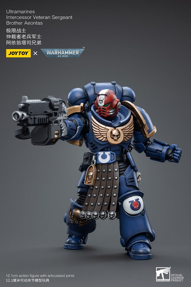 Joytoy: Ultramarines Intercessor Veteran Sergeant Brother Aeontas