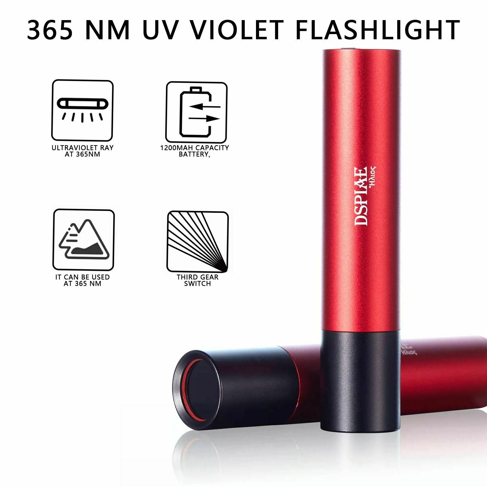 DSPIAE: 365nm Ultraviolet Light Torch