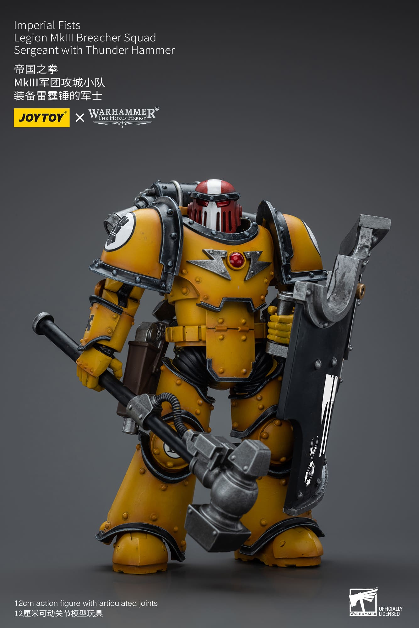 Joytoy: Imperial Fists Legion MKIII Breacher Squad Sergeant with Thunder Hammer