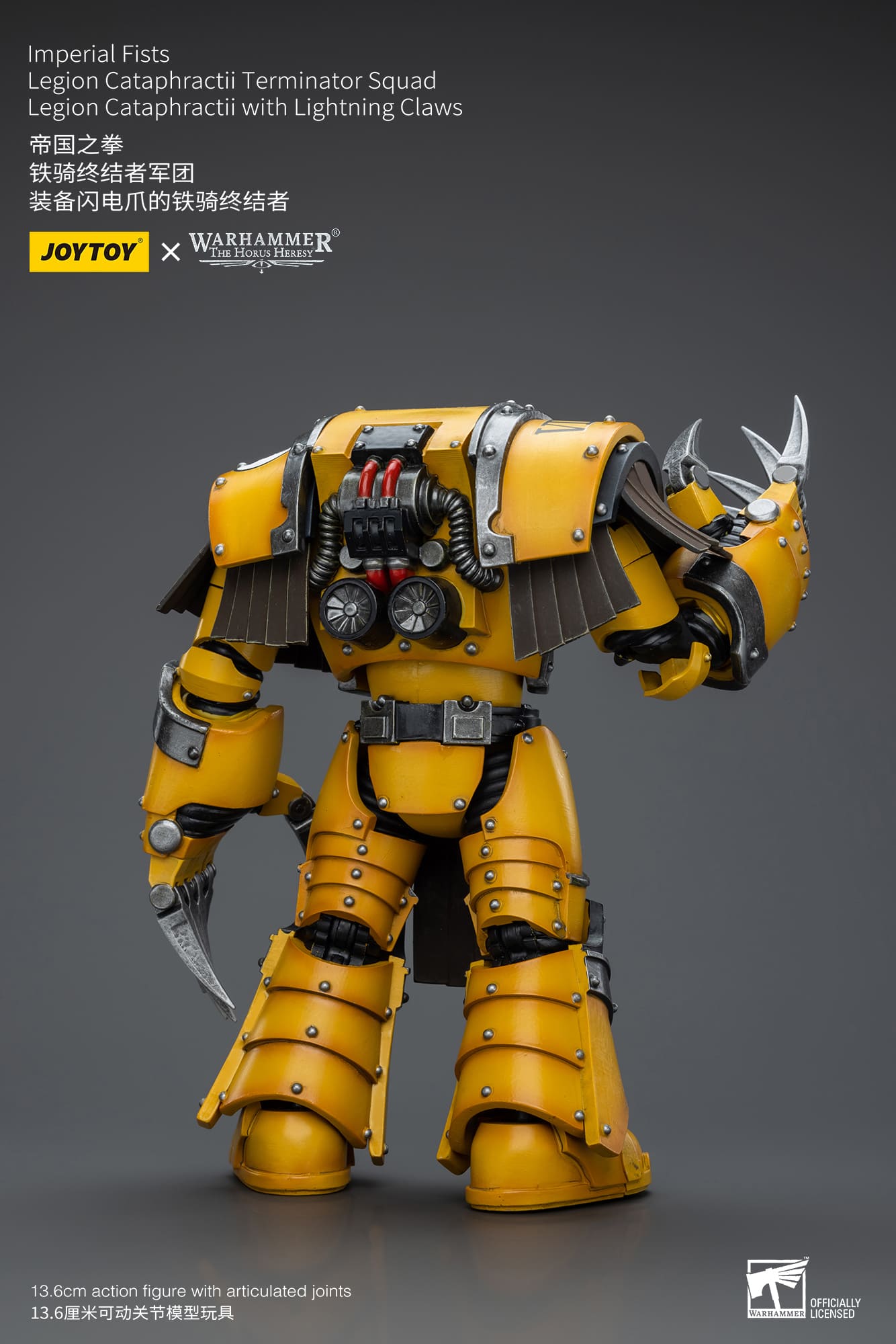 Joytoy: Imperial Fists Legion Cataphractii Sergeant with Lightning Claws