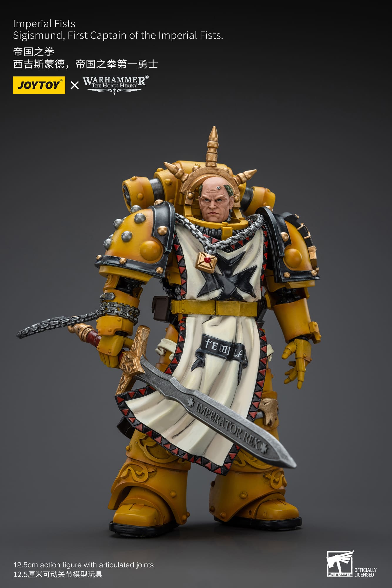 Joytoy: Imperial Fists Sigismund, First Captain of the Imperial Fists