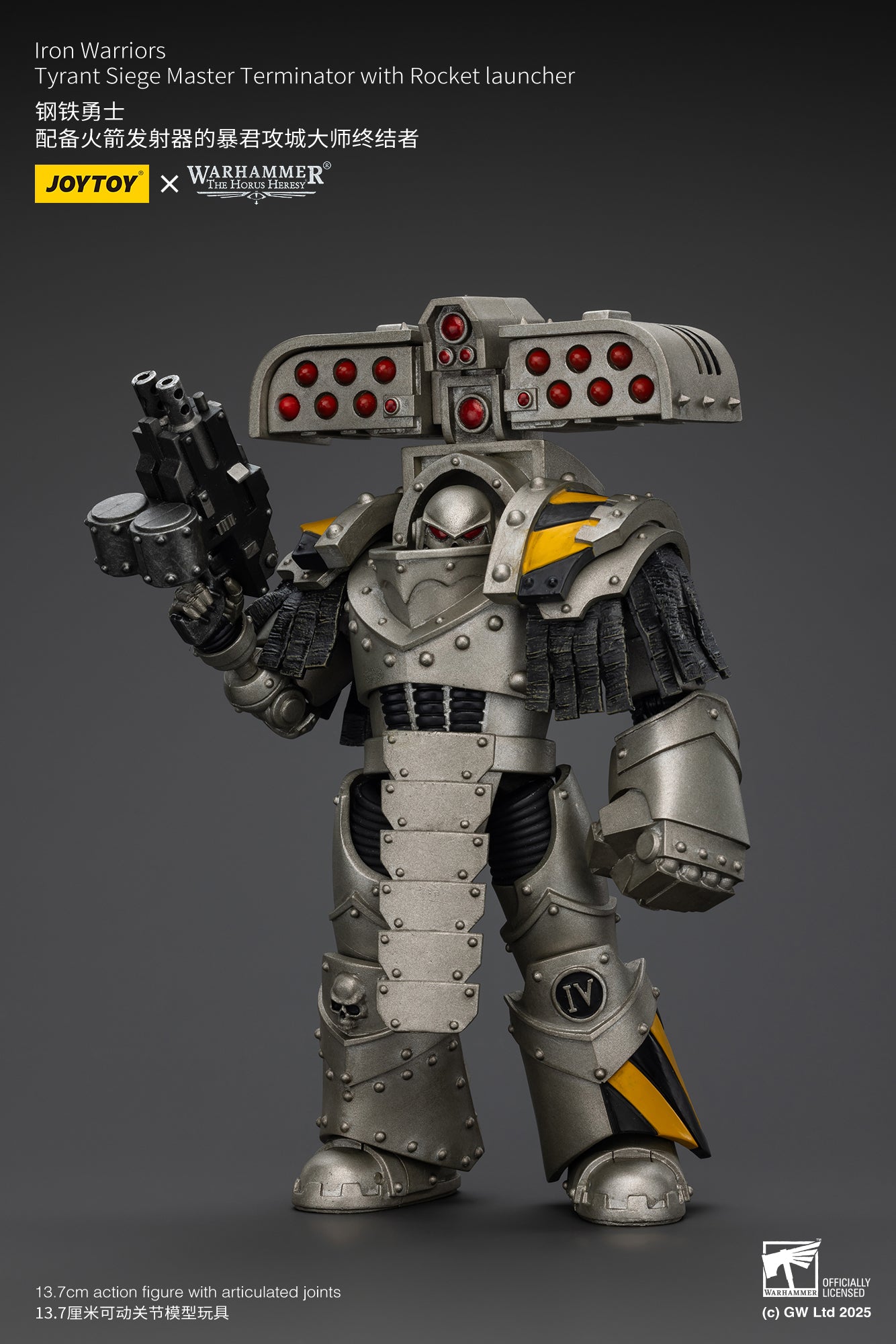 Joytoy: Iron Warriors Tyrant Siege Master Terminator with Rocket launcher