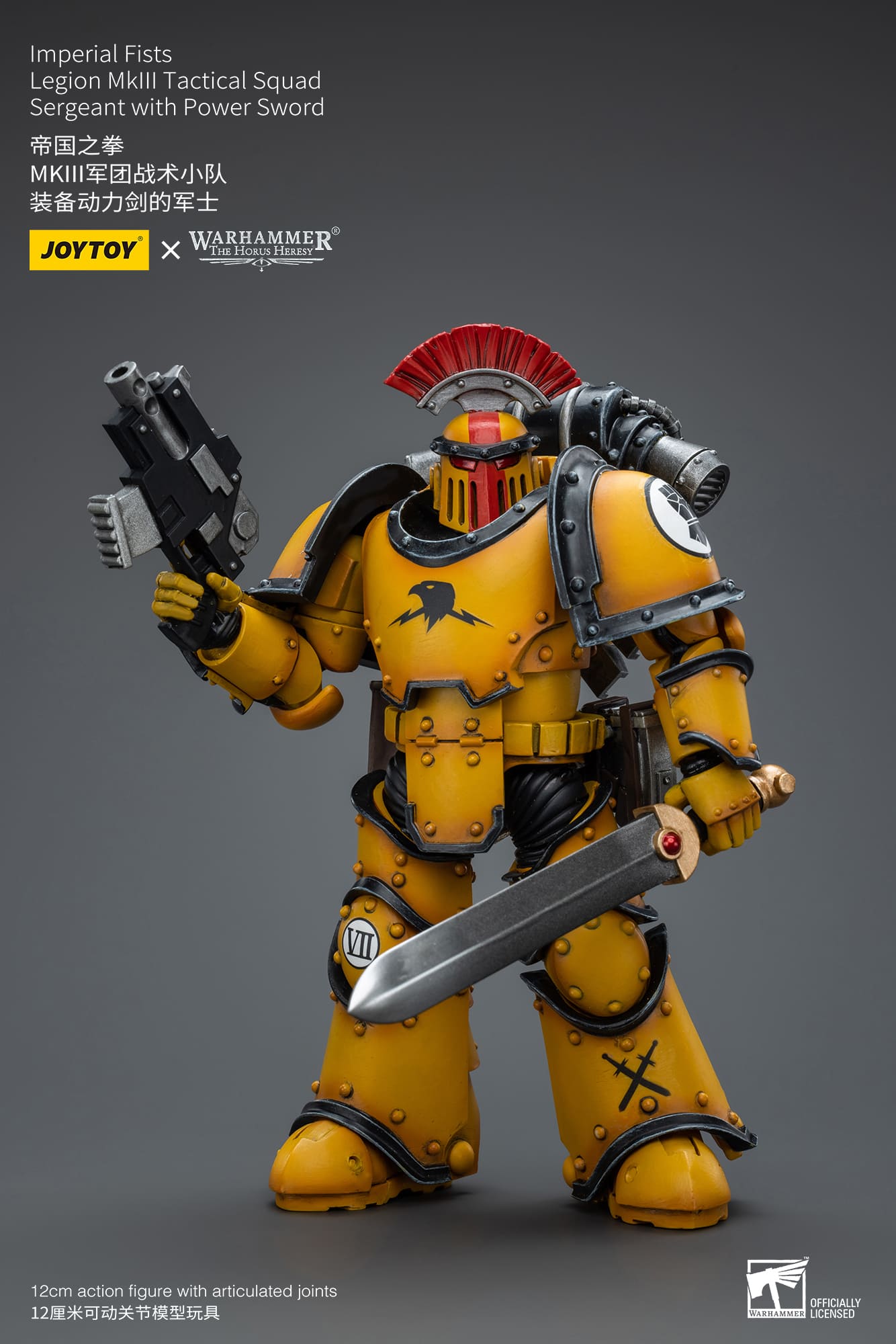 Joytoy: Imperial Fists Legion MkIII Tactical Squad Sergeant with Power Sword