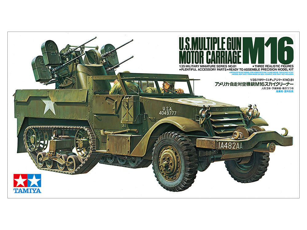 Tamiya: 1/35 U.S. M16 Half Track Kit
