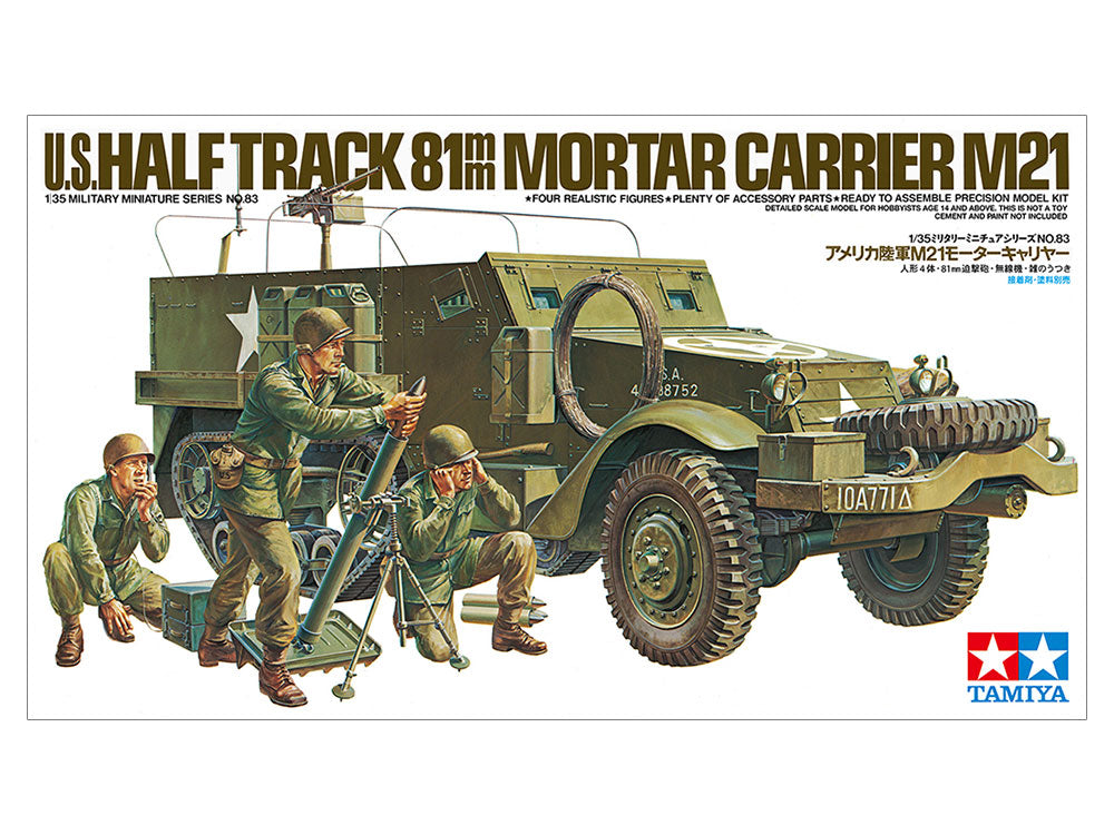 Tamiya: 1/35 U.S. M21 Mortar Carrier Kit