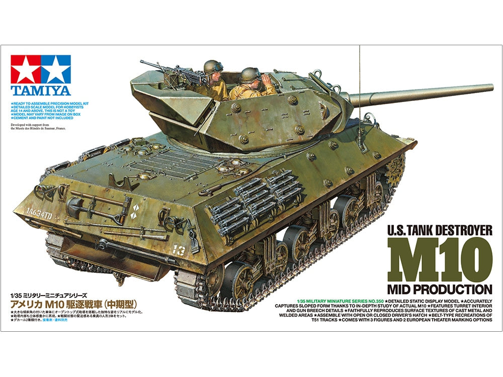 Tamiya: 1/35 U.S. Tank Destroyer M10 Mid Production