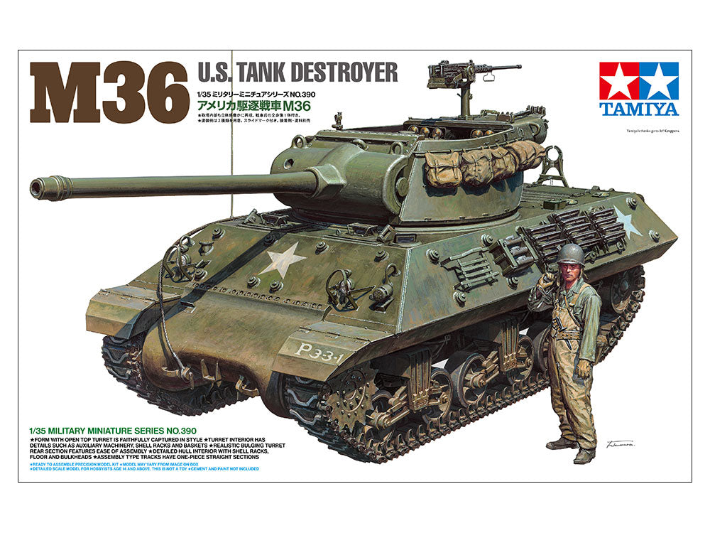 Tamiya: 1/35 M36 U.S. Tank Destroyer