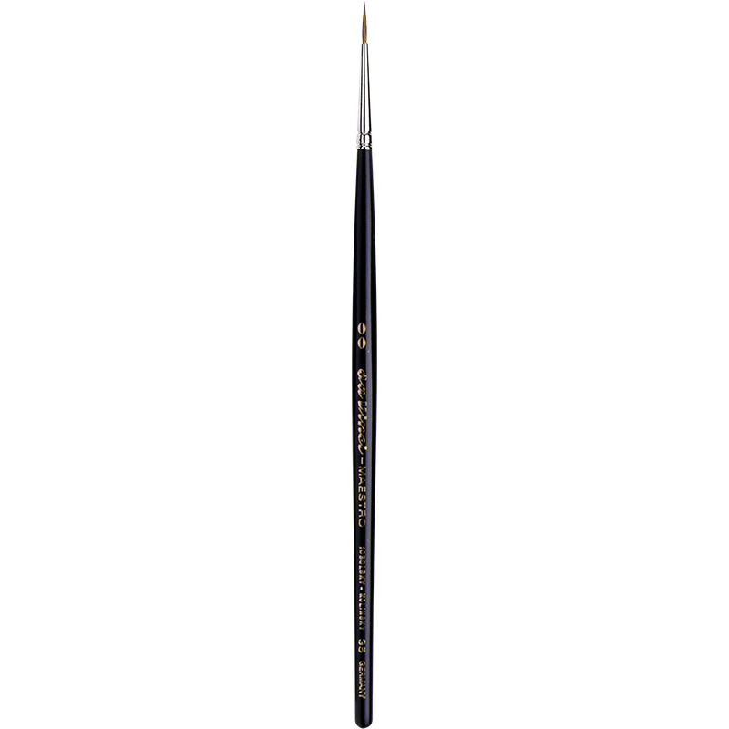 Da Vinci: Series 35 Maestro Kolinsky Brush - Long Tapered Round, Short Handle