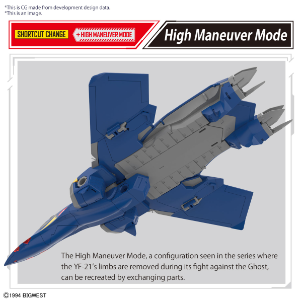 Bandai Macross: HG YF-21 (Macross Plus)