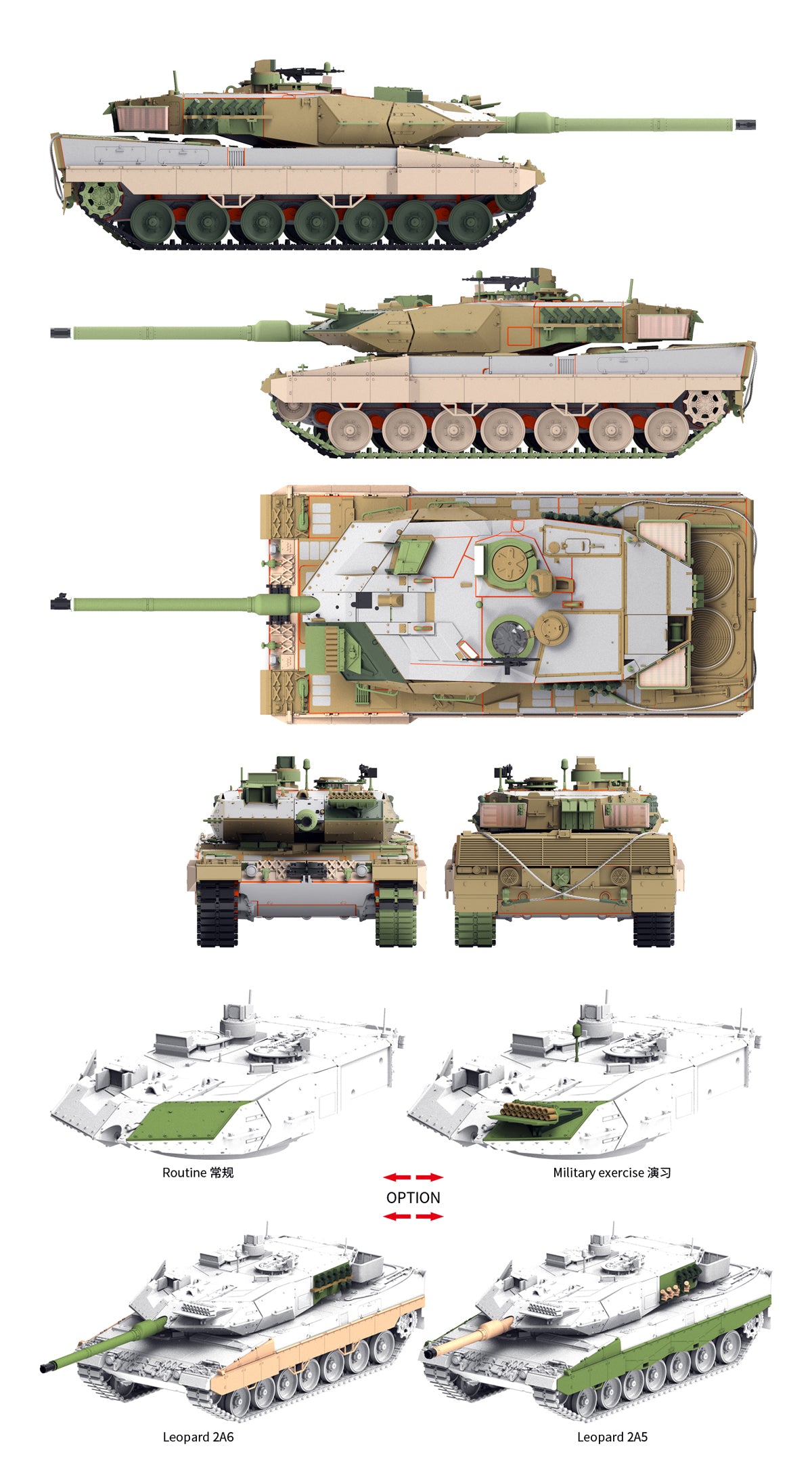 Border Model: 1/72 Leopard 2 A5/A6 Tank