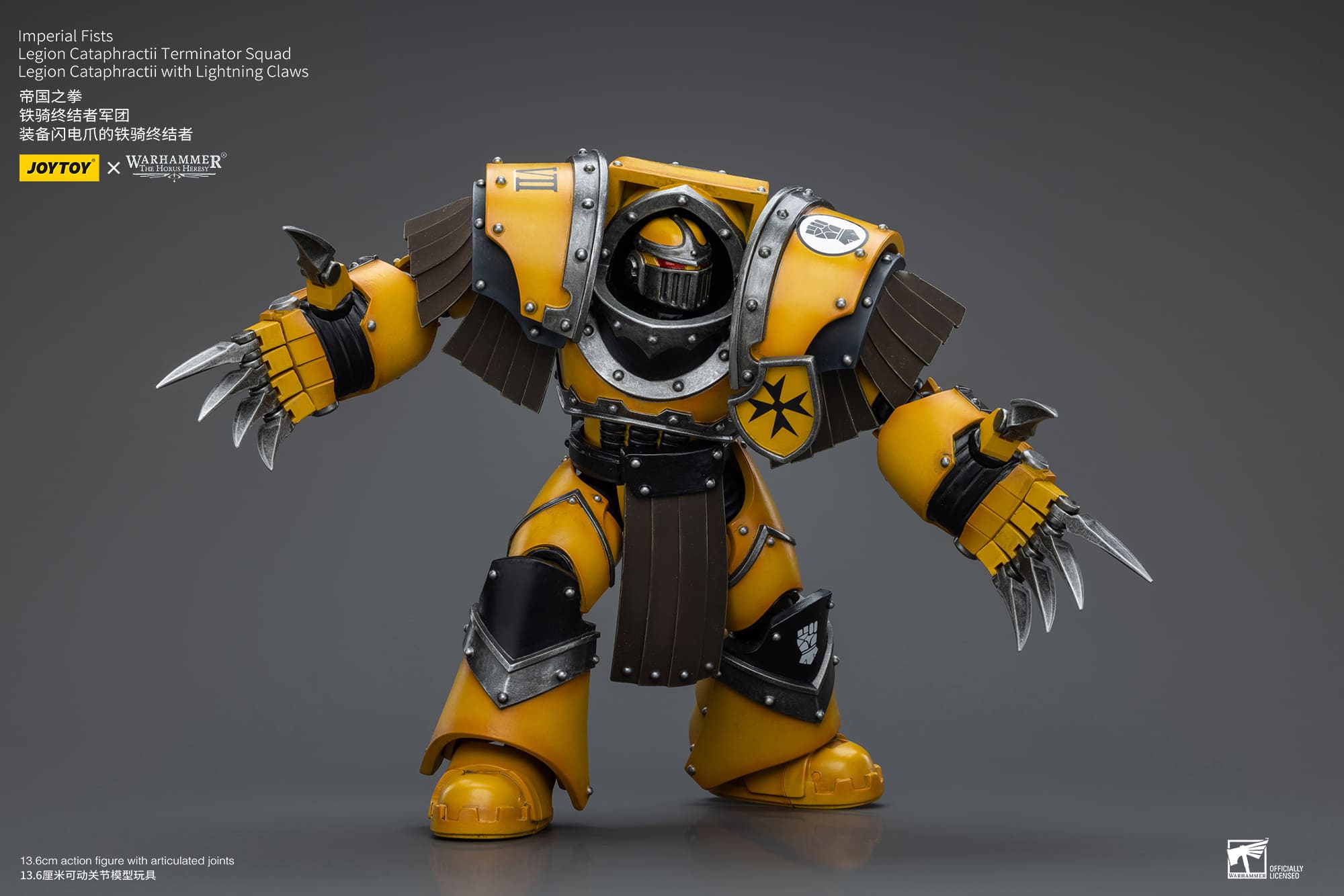 Joytoy: Imperial Fists Legion Cataphractii Sergeant with Lightning Claws