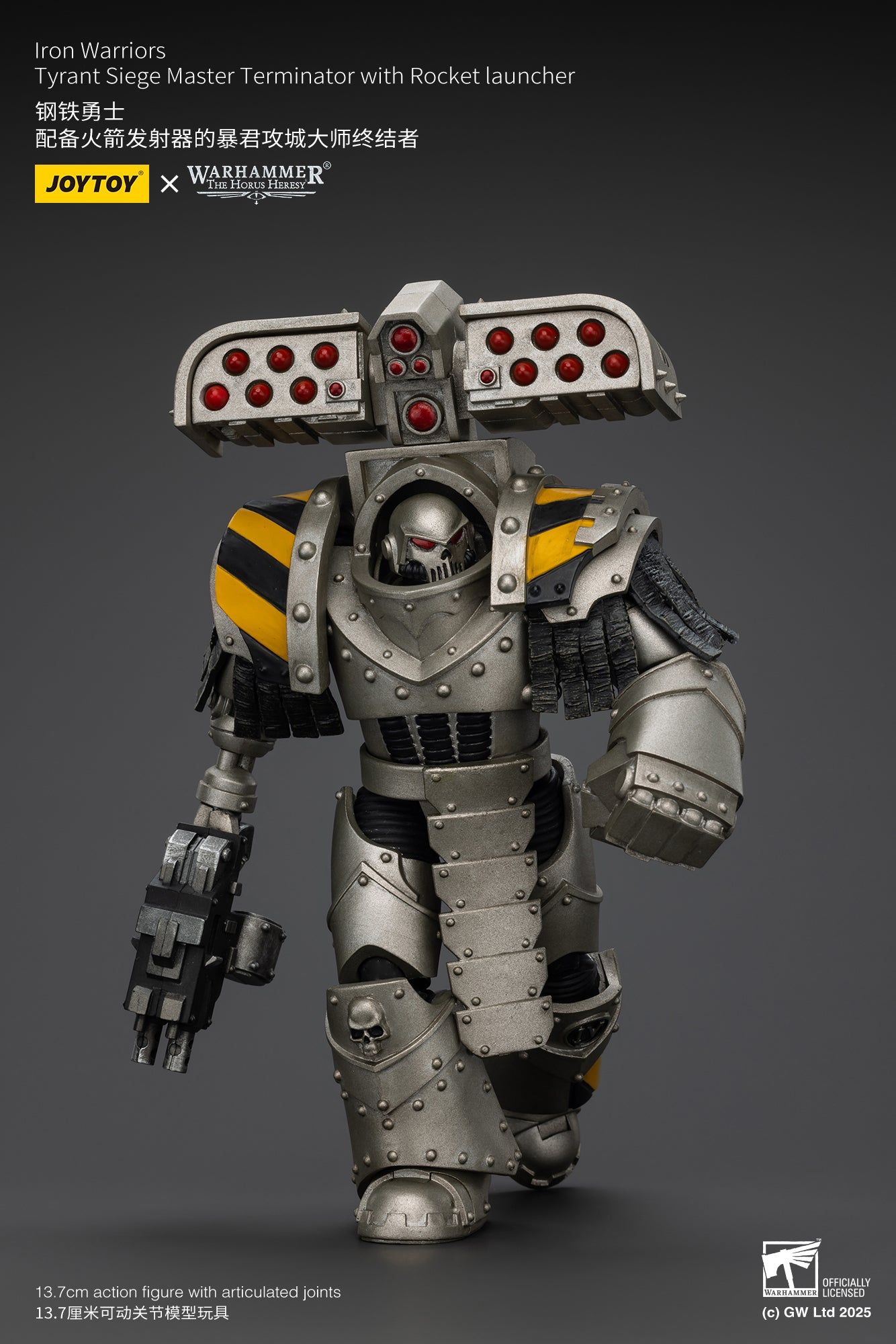 Joytoy: Iron Warriors Tyrant Siege Master Terminator with Rocket launcher