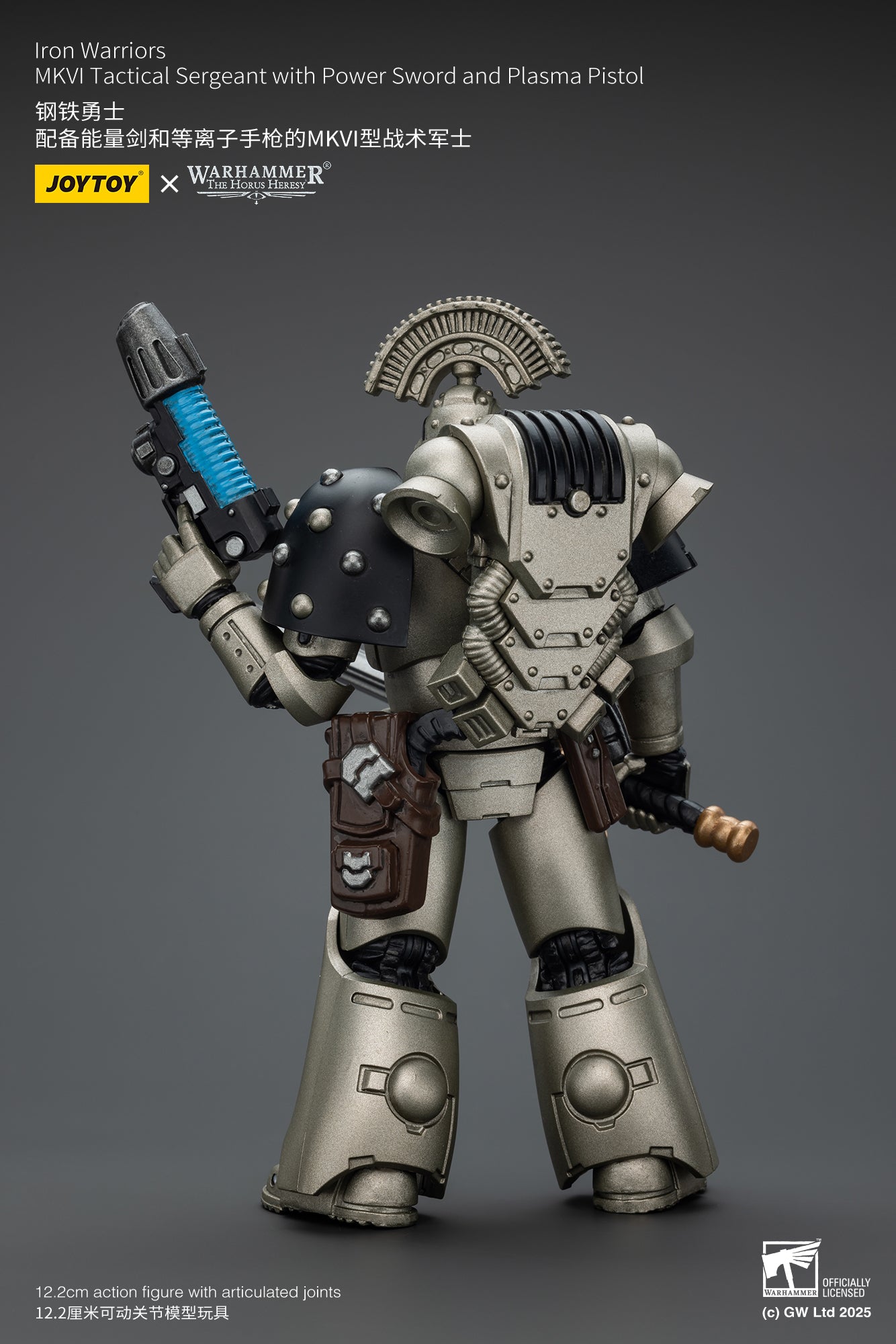 Joytoy: Iron Warriors MKVI Tactical Sergeant with Power Sword and Plasma Pistol