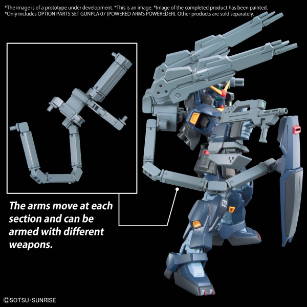 HG Option Parts Set Gunpla 07 (Powered Arms Powerder)