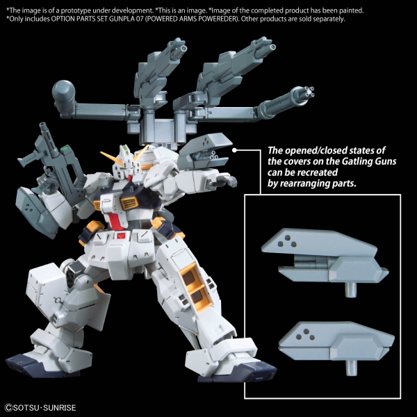 HG Option Parts Set Gunpla 07 (Powered Arms Powerder)