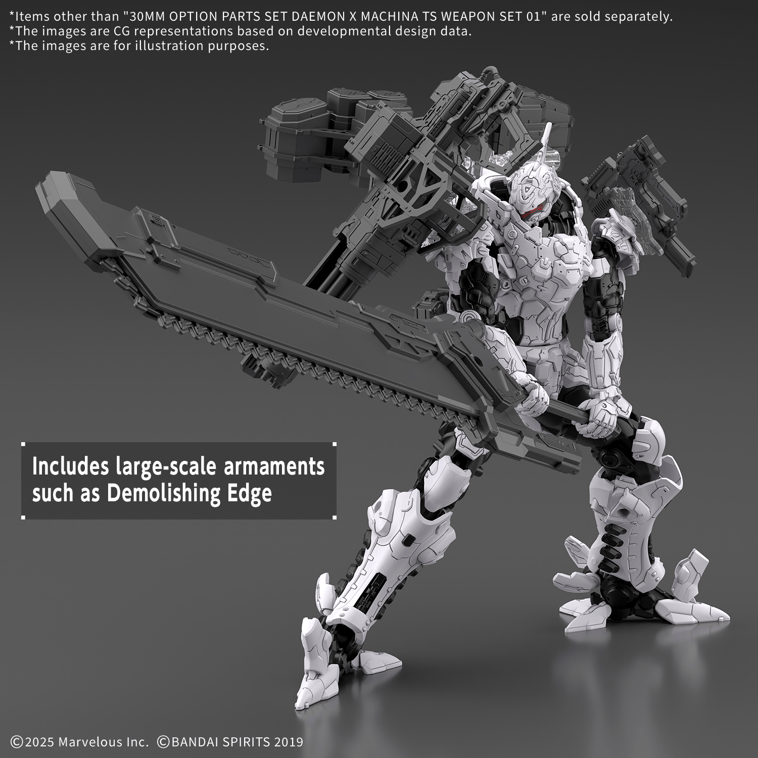 30MM Option Parts Set Daemon X Machina TS Weapon Set 01 [Q4 2026]