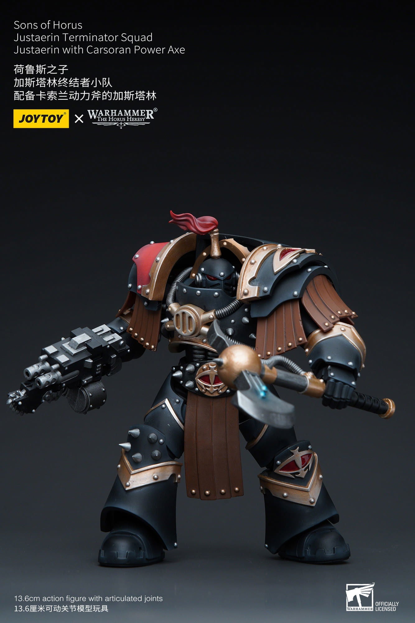 Joytoy: Sons of Horus Justaerin Terminator Squad Justaerin with Carsoran Power Axe