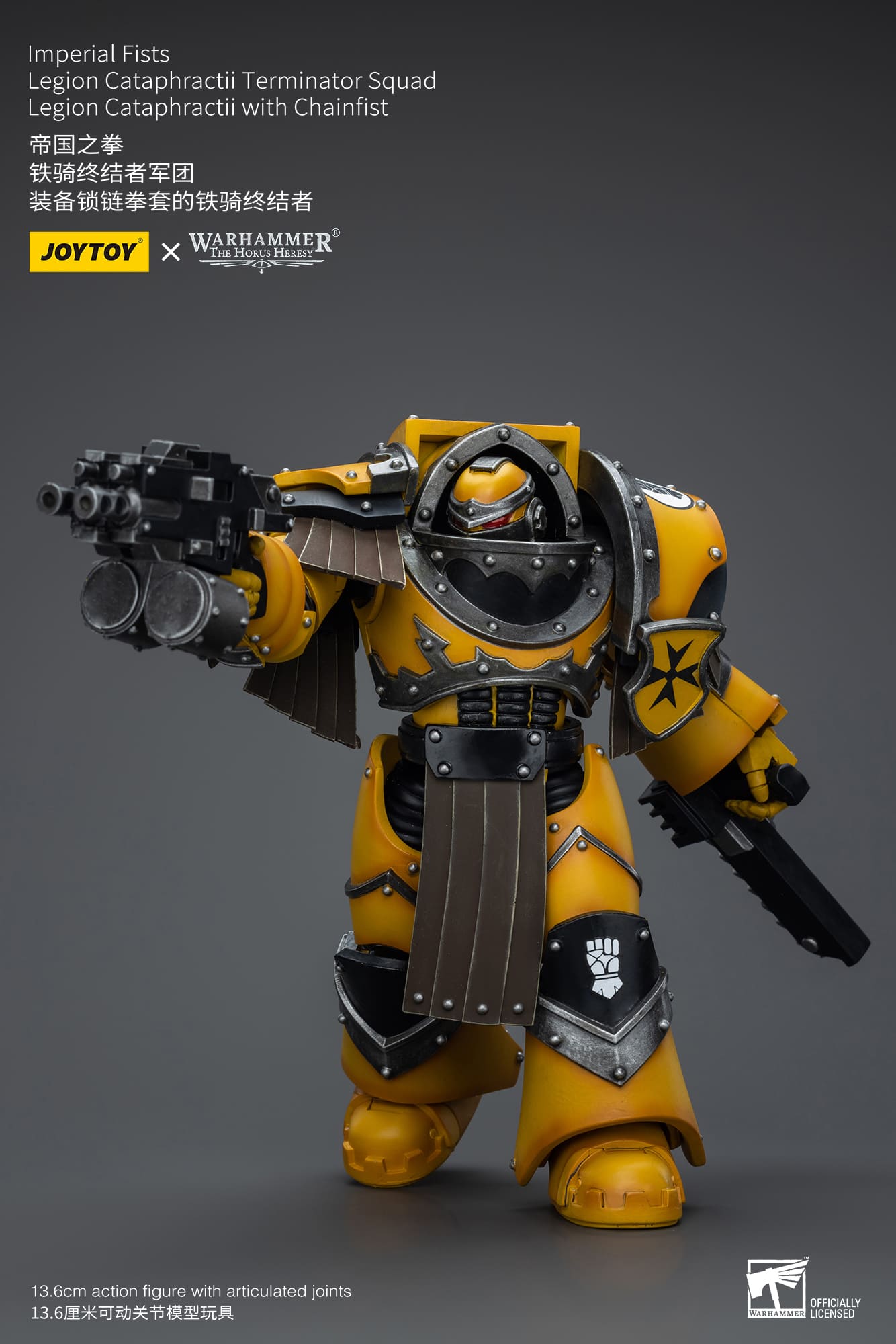 Joytoy: Imperial Fists Legion Cataphractii Sergeant with Chainfist