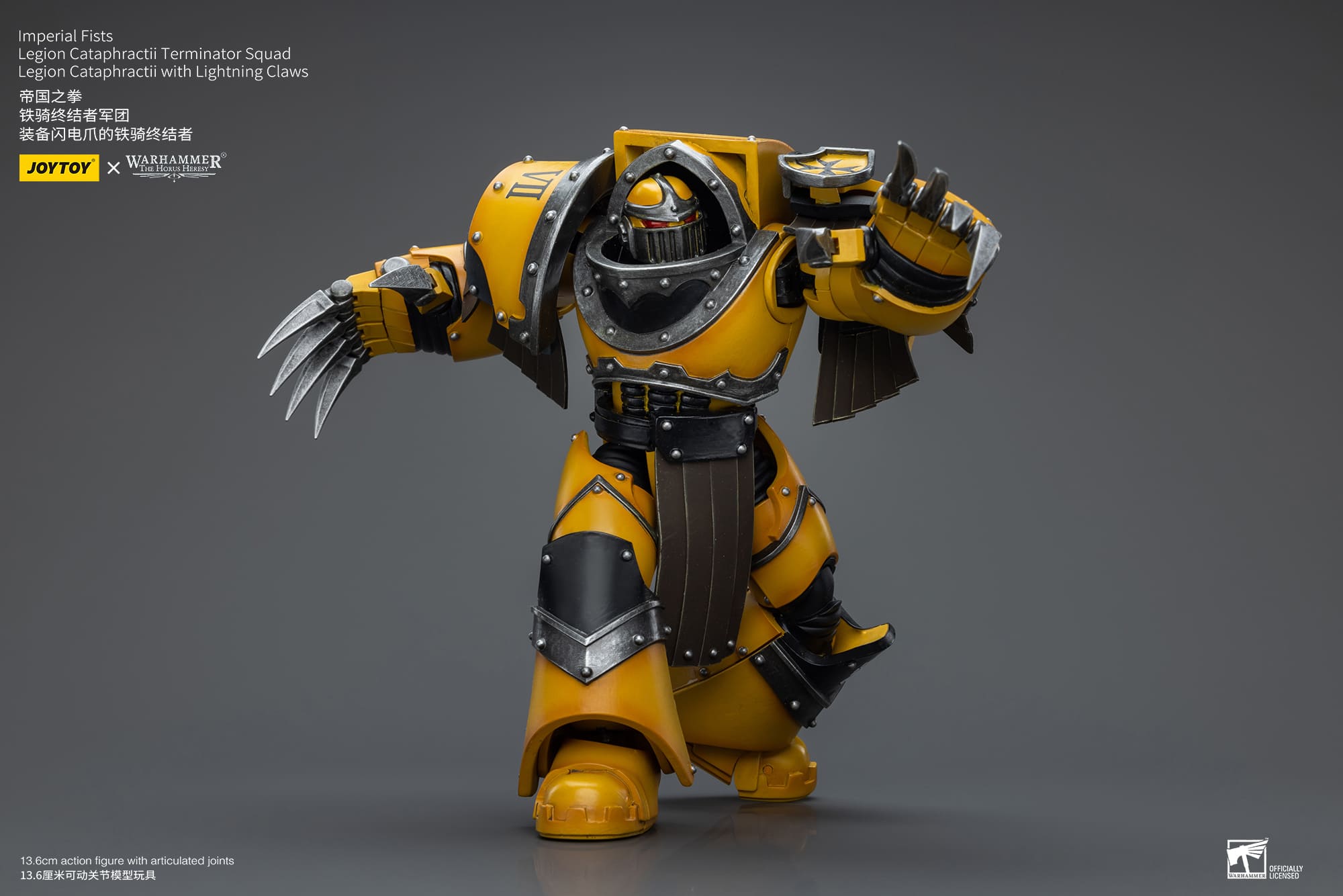 Joytoy: Imperial Fists Legion Cataphractii Sergeant with Lightning Claws