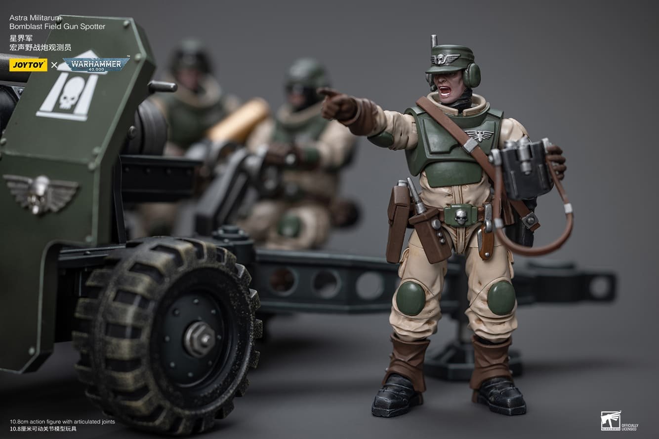 Joytoy: Astra Militarum Ordnance Team with Bombast Field Gun