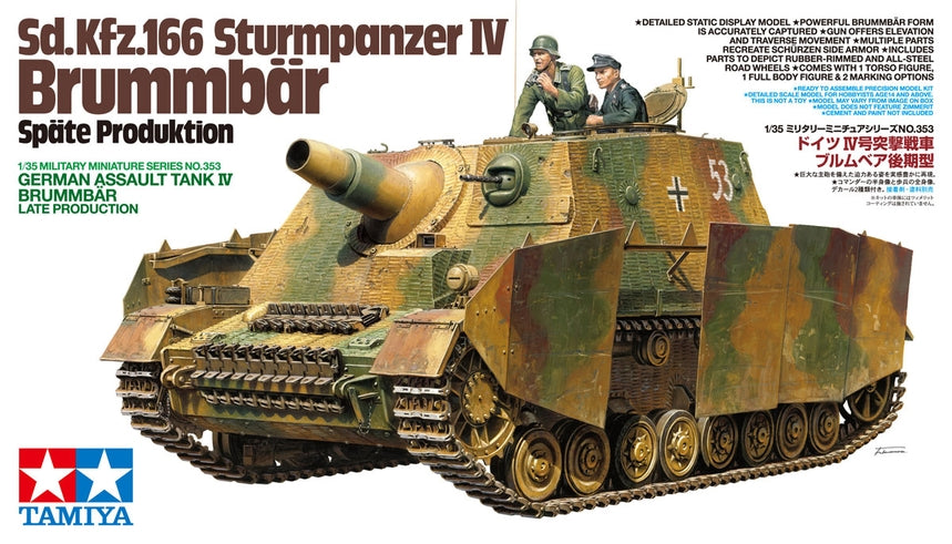 Tamiya: 1/35 German Assault Tank IV Brummbär Late Production