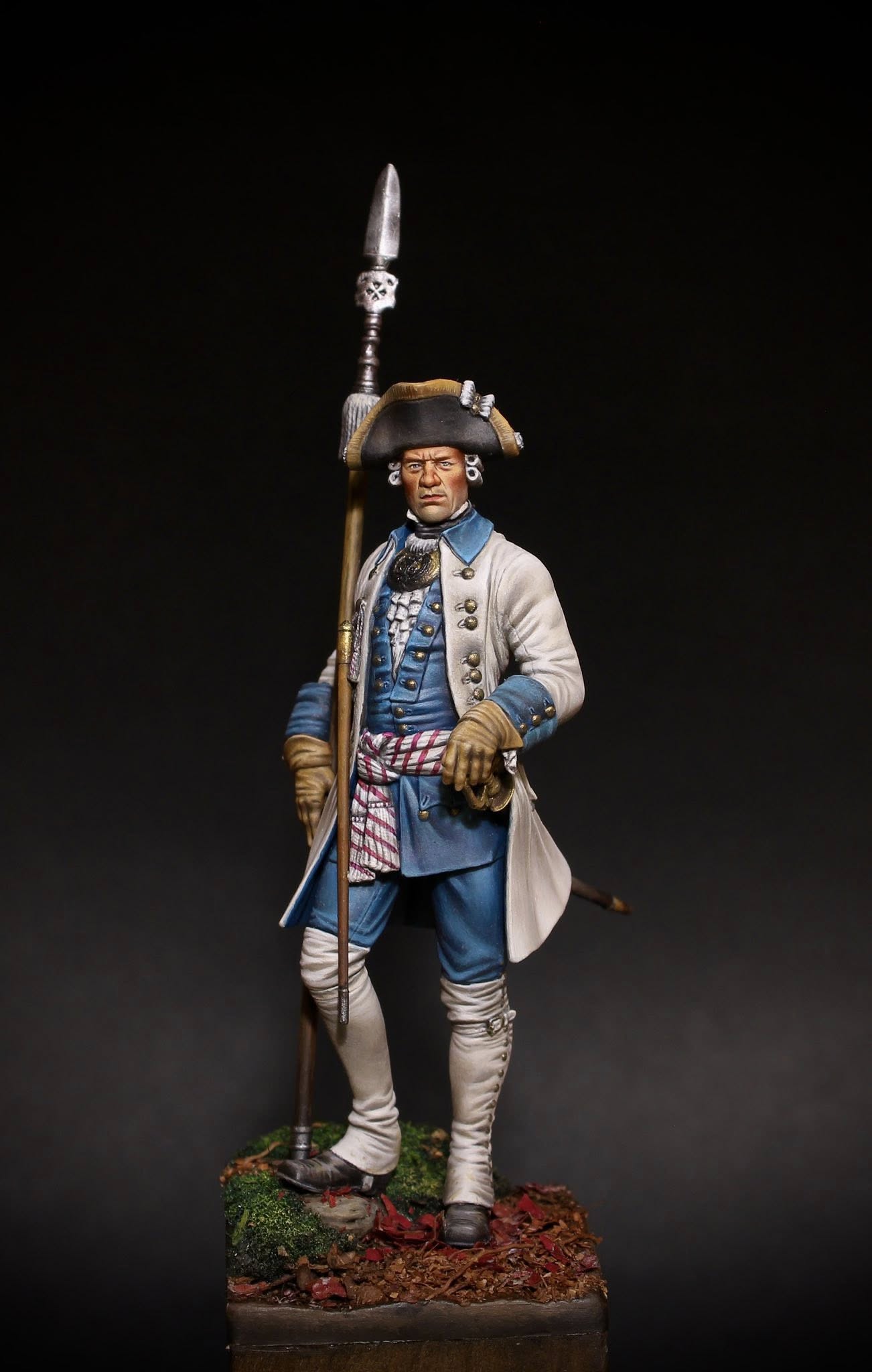 Saxon Infantry Captain, Prinz Xavier Regiment, Minden 1759