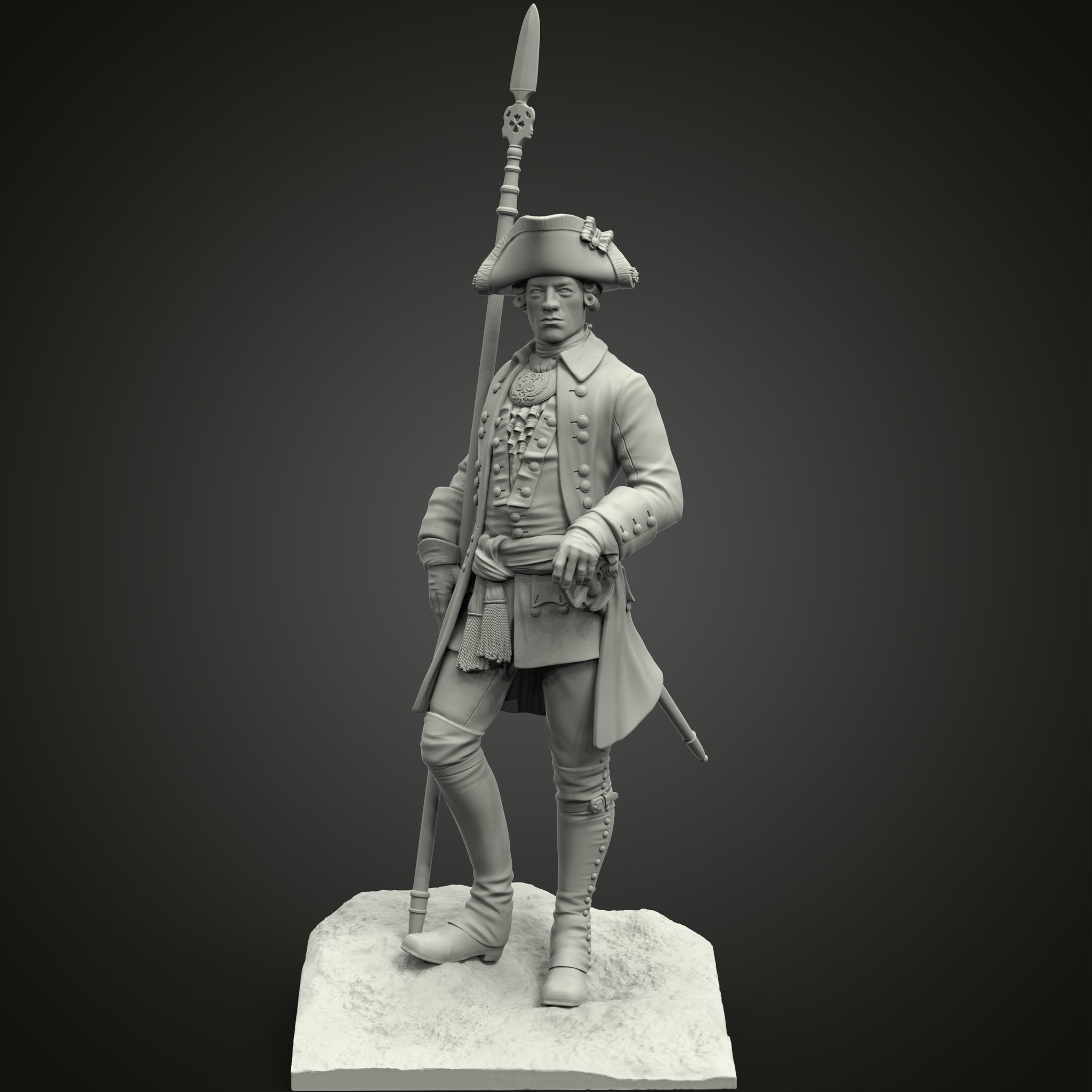 Saxon Infantry Captain, Prinz Xavier Regiment, Minden 1759