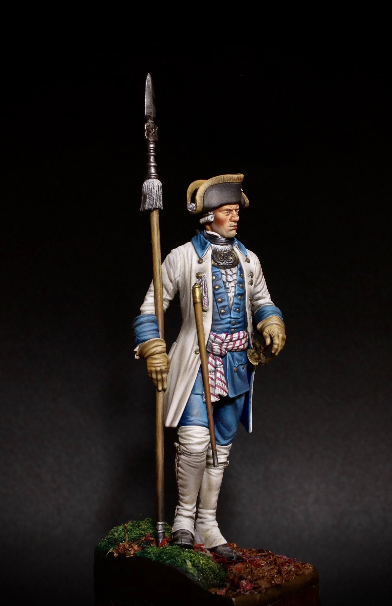 Saxon Infantry Captain, Prinz Xavier Regiment, Minden 1759