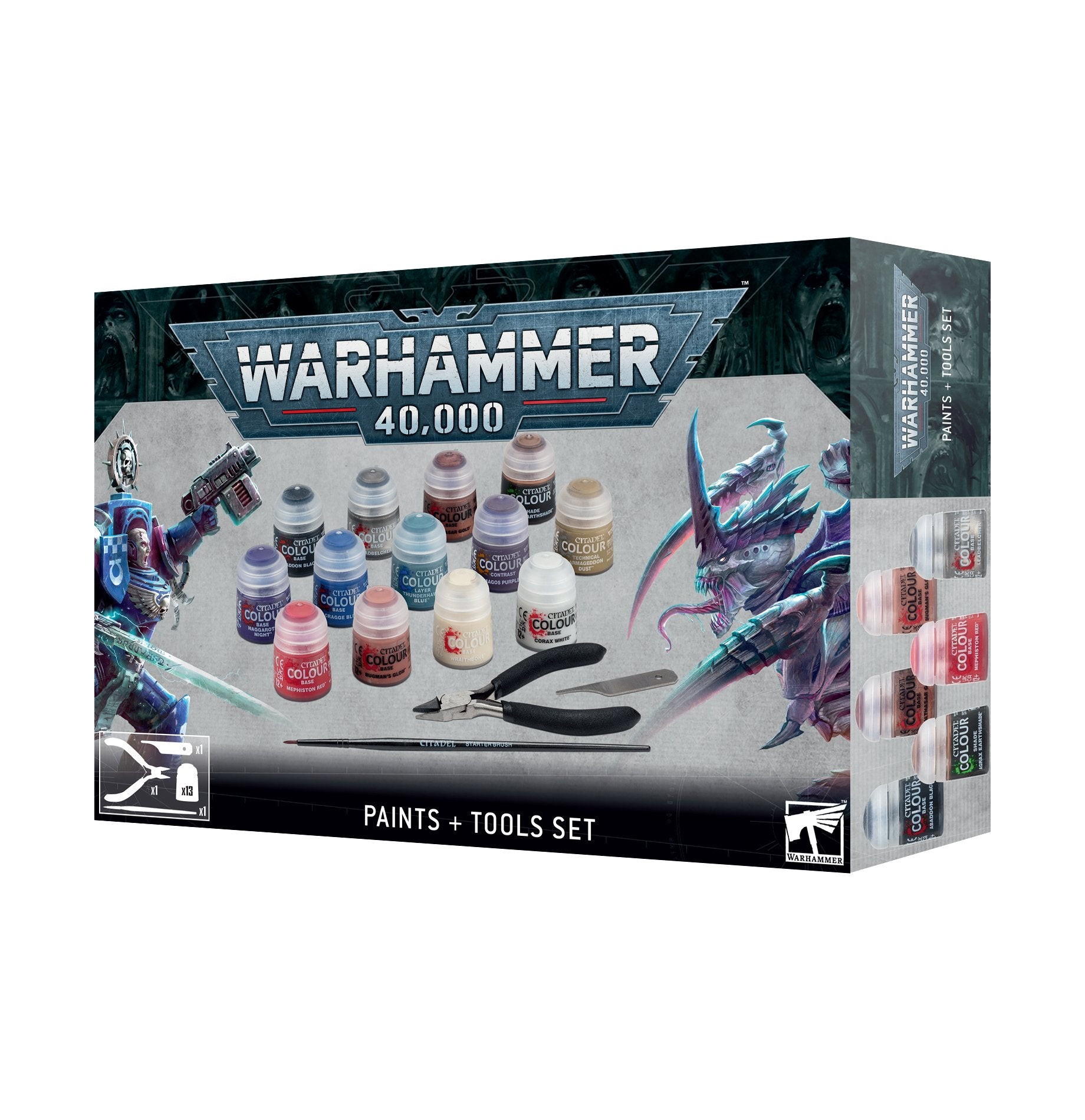 Warhammer 40K: Paint and Tools Set