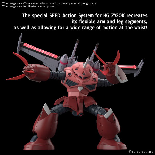 HG Z'Gok (Mobile Suit Gundam SEED FREEDOM Ver.) [Q2 2025]